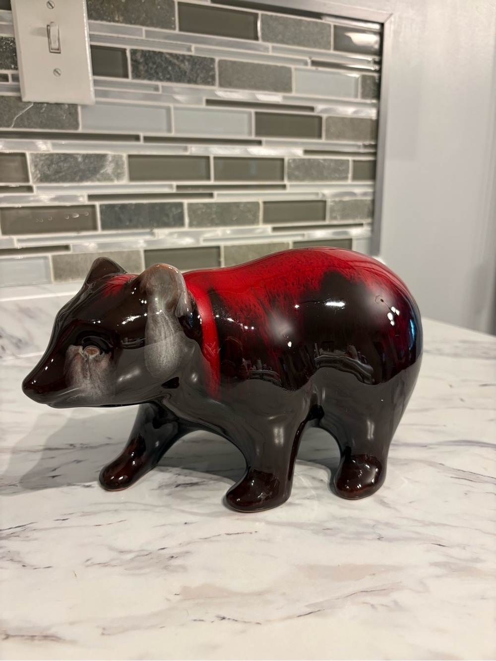 Vintage Pottery Bear glazed similar to Blue Mountain Pottery